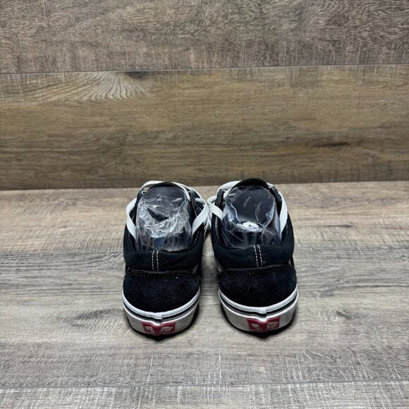 Vans Old Skool Black Suede Lace Lace Up Sneakers Women's Size 7.5 - Picture 3 of 7